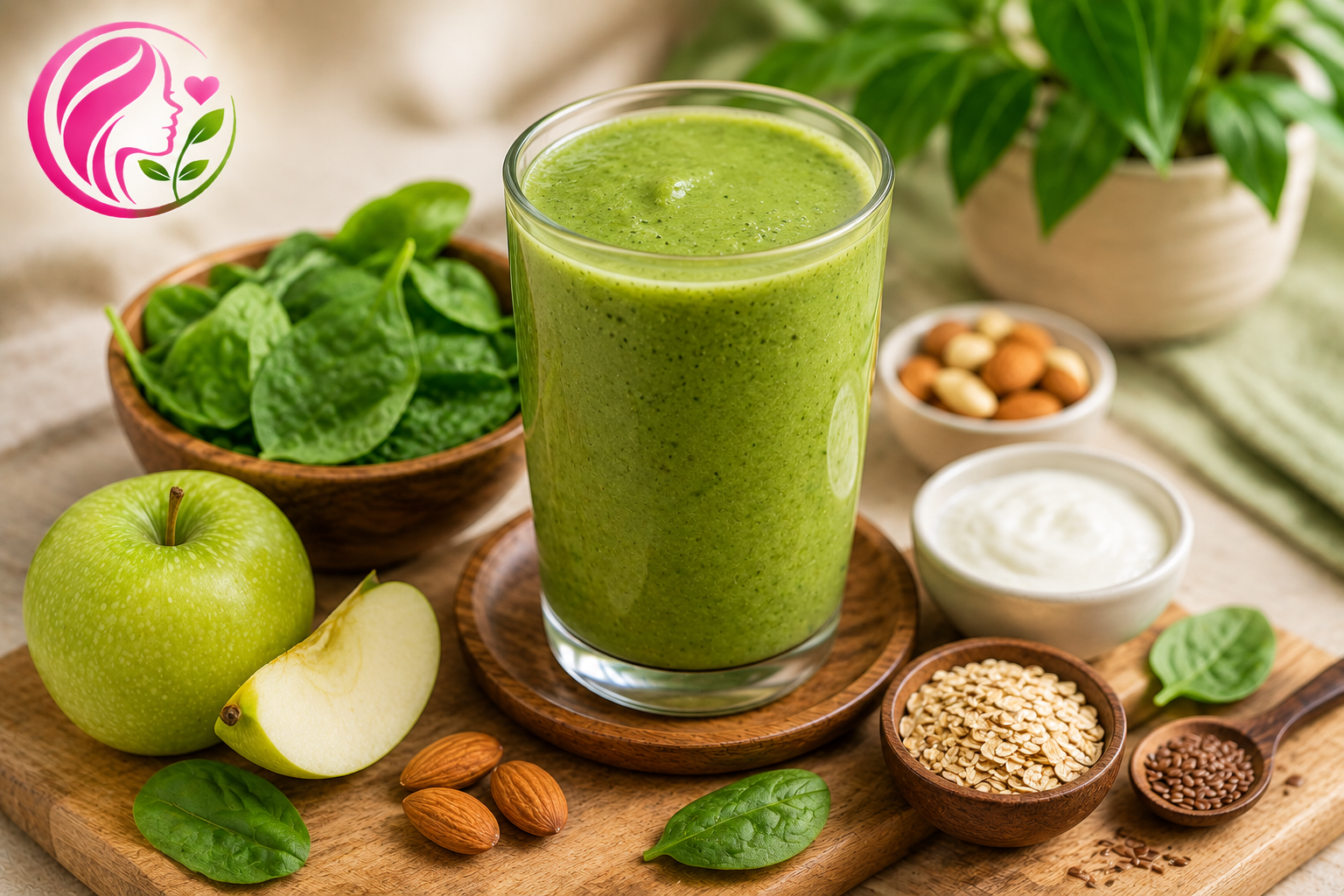 Green Apple Spinach Smoothie
