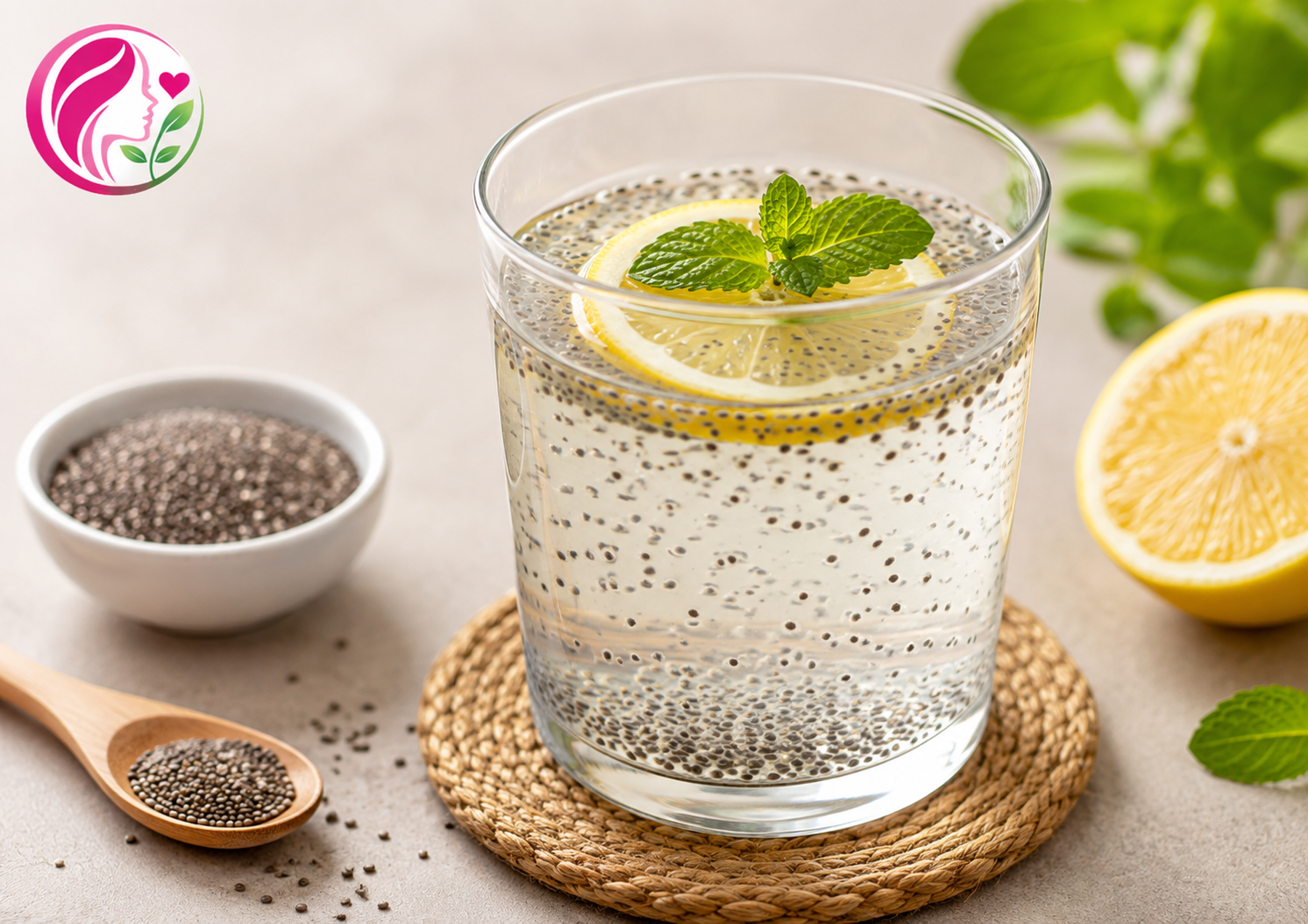Chia Lemon Water