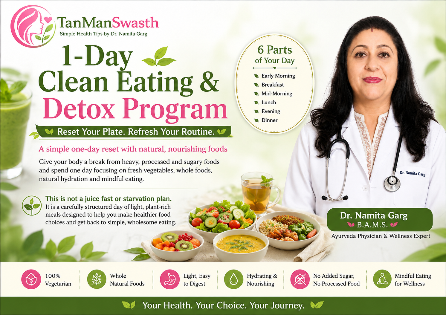 1-Day Clean Eating & Detox Program