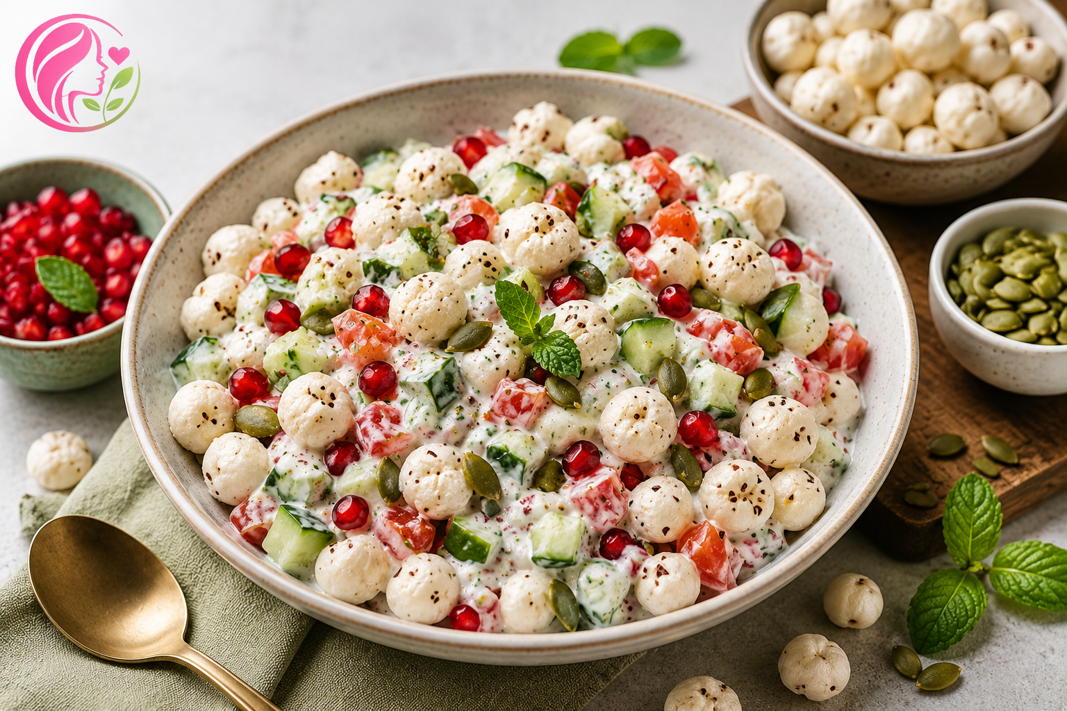 Creamy Makhana & Yogurt Chaat