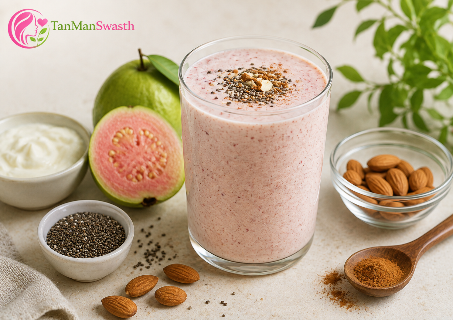 High-Protein Guava & Greek Yogurt Smoothie