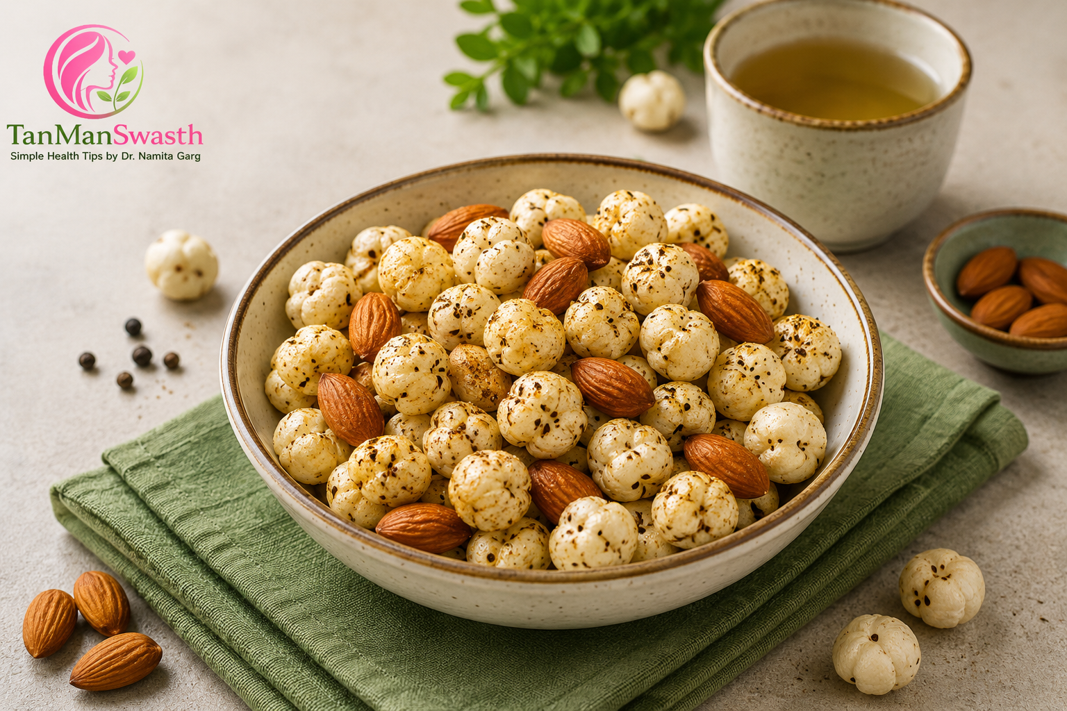 Roasted Makhana & Almonds