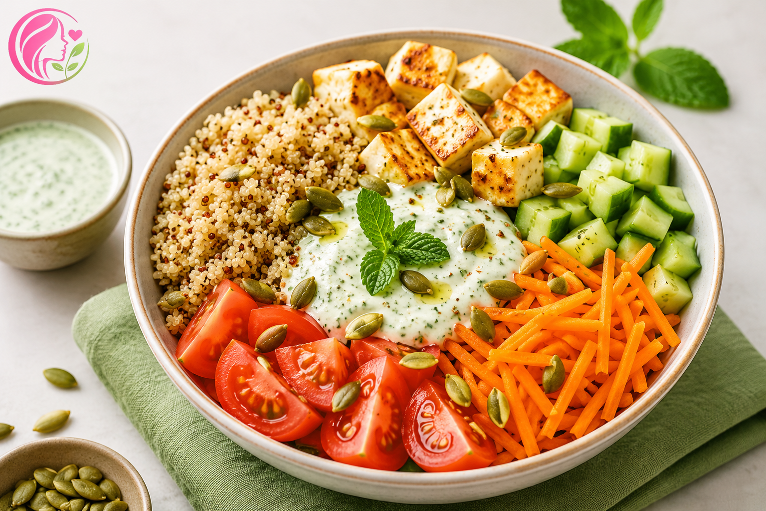 Quinoa Paneer Power Bowl